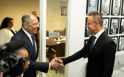 Szergej Lavrov orosz külügyminiszterrel tárgyalt Szijjártó Péter New Yorkban